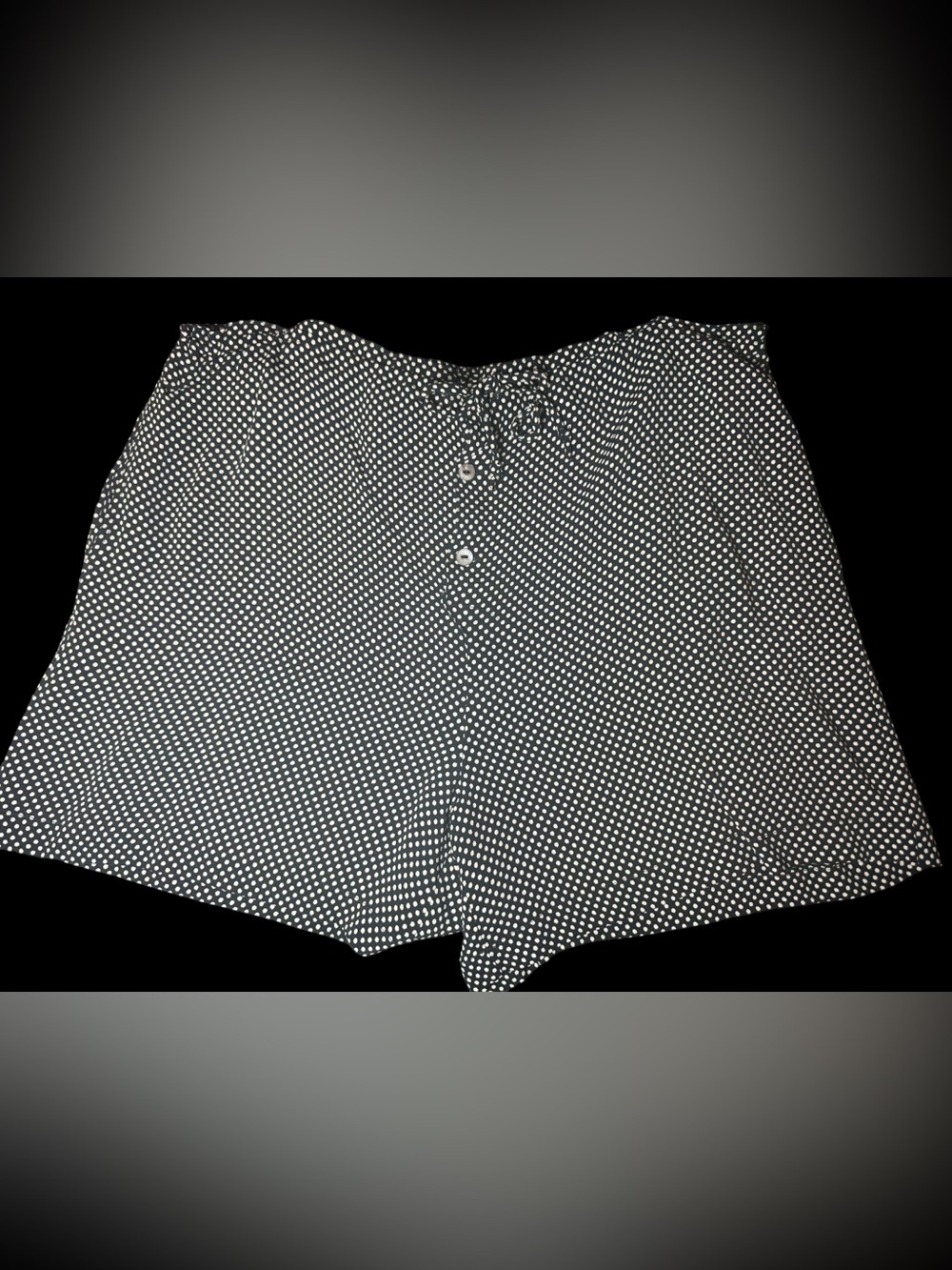 Banana Republic Black and White Polka Dot Women’s Drawstring Shorts 🖤🤍 Size L
